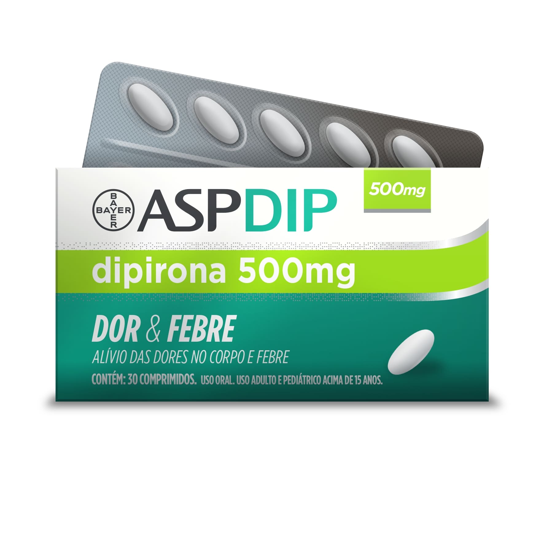 ASPDIP 500mg: a Dipirona da Bayer para dor e febre